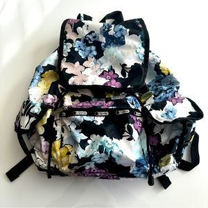 Large Wayfarer LeSportsac Backpack rare print